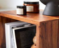 Sidon Side Table Furniselan-Rustic-Teak-Finish