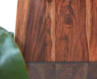 Sidon three Drawer Bedside Table Furniselan-Rustic-Teak-Finish