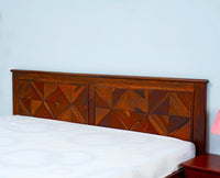 Singapore Solid Wood King Size Bed with Box Storage - Furniselan-Maple-Finish