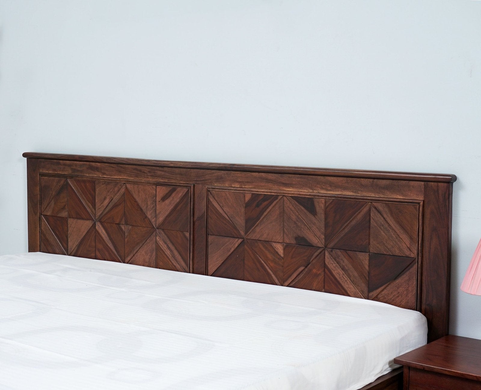 Singapore Solid Wood King Size Bed with Box Storage