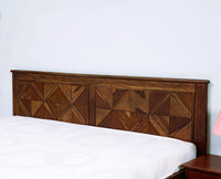 Singapore Solid Wood Queen Size Bed with Box Storage - Furniselan-Teak-Finish