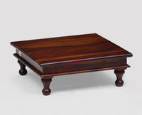 Somnath Solid Wood Pooja Chowki - Pooja Chowki - Furniselan - Maple-Finish