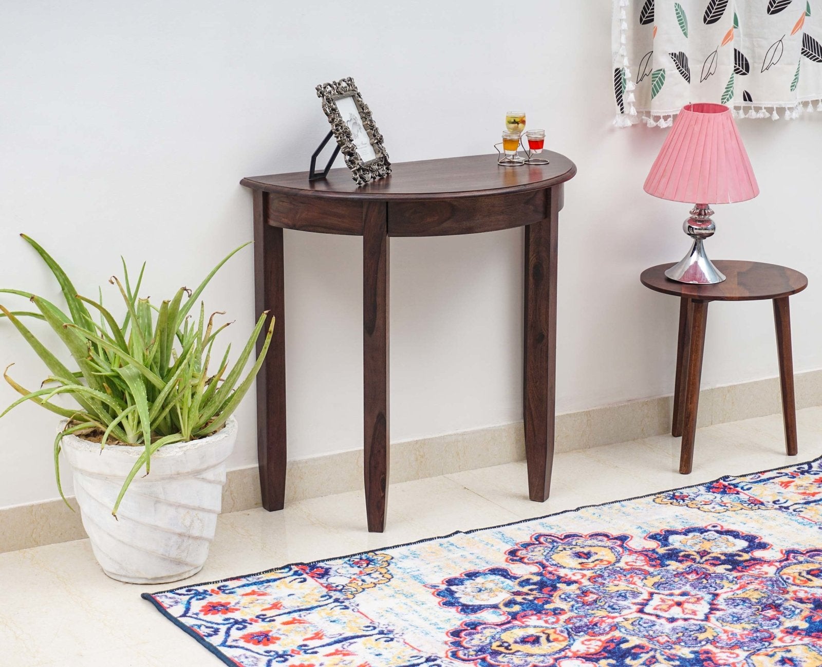 Buy Solid Wood Study Table Cum Console Table Online on Furniselan