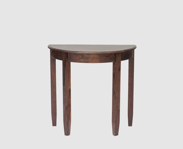 Srinagar Solid Wood Study Table Cum Console Table - Study Table - Furniselan - Grey-Finish