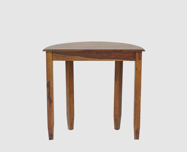 Srinagar Solid Wood Study Table Cum Console Table - Study Table - Furniselan - Teak-Finish