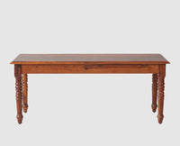 Sweden 6 Seater Dining Set With 4 Chairs & Bench - Furniselan - Maple-Finish