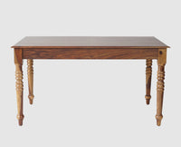 Sweden 6 Seater Dining Set With 4 Chairs & Bench - Furniselan - Teak-Finish