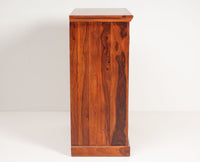 Sweden Sheesham Wood Bar Cabinet - Furniselan - Maple-Finish