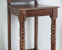 Sweden Sheesham Wood Bar Chair - Furniselan - Grey-Finish