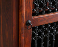 Sweden Sheesham Wood Bar Unit - Bar Cabinet - Furniselan - Maple-Finish