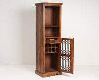 Sweden Sheesham Wood Bar Unit - Bar Cabinet - Furniselan - Teak-Finish