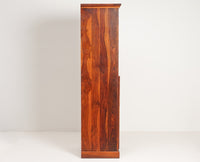 Sweden Sheesham Wood Bar Unit - Bar Cabinet - Furniselan - Maple-Finish