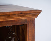 Sweden Sheesham Wood Bar Unit - Bar Cabinet - Furniselan - Teak-Finish