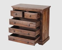 Sweden Sheesham Wood Chest Of Drawer - Furniselan - Grey-Finish