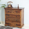 Sweden Sheesham Wood Chest Of Drawer - Furniselan - Teak-Finish