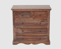 Sweden Sheesham Wood Chest Of Drawer - Furniselan - Grey-Finish
