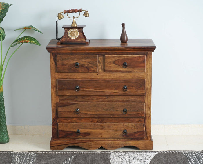 Sweden Sheesham Wood Chest Of Drawer - Furniselan