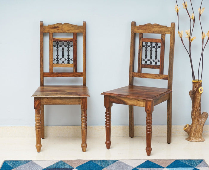 Sweden Sheesham Wood Dining Chairs - Dining Chair - Furniselan
