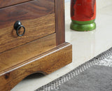 Sweden Sheesham Wood Open Bookshelve - Bookshelf - Furniselan - Teak-Finish