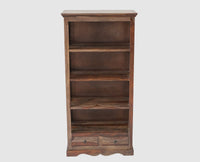 Sweden Sheesham Wood Open Bookshelve - Bookshelf - Furniselan - Grey-Finish