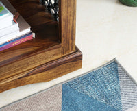 Sweden Sheesham Wood Open Bookshelve - Furniselan - Teak-Finish