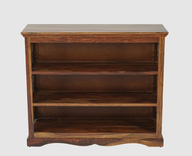 Sweden Sheesham Wood Open Bookshelve - Furniselan - Teak-Finish