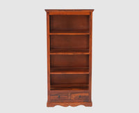 Sweden Sheesham Wood Open Bookshelve - Bookshelf - Furniselan -   Maple-Finish