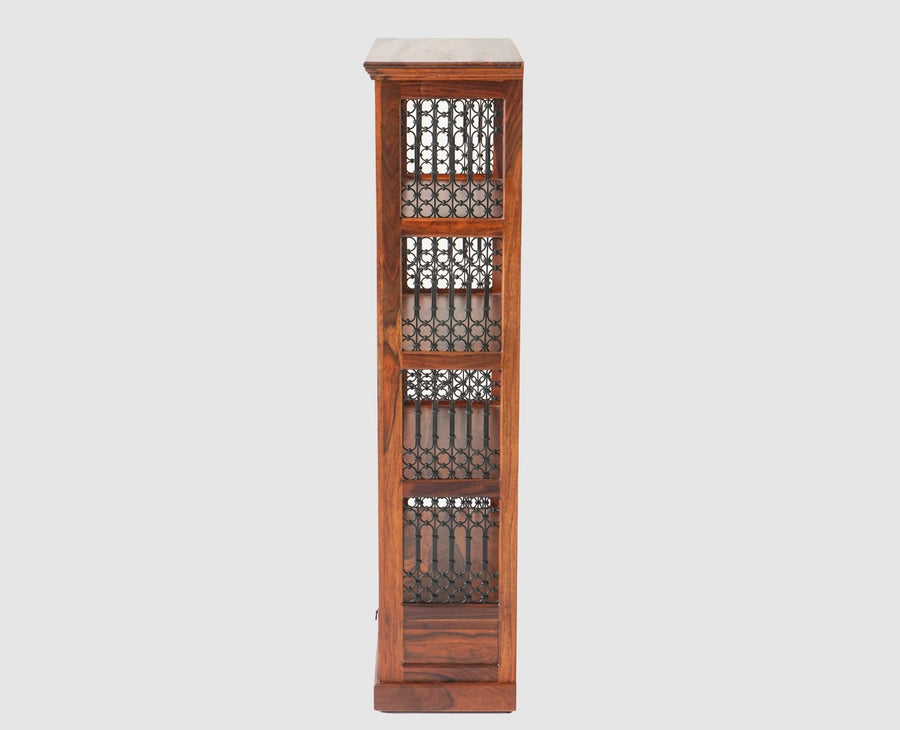 Sweden Sheesham Wood Open Bookshelve - Bookshelf - Furniselan -   Maple-Finish