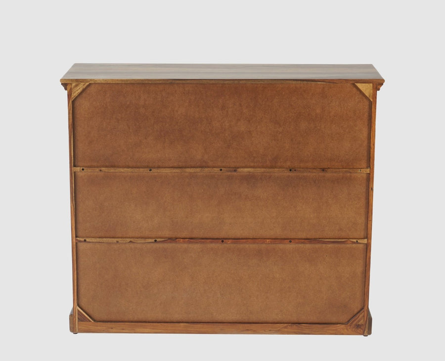 Sweden Sheesham Wood Open Bookshelve - Furniselan - Teak-Finish