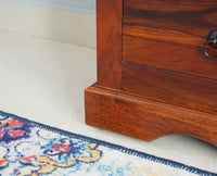 Sweden Sheesham Wood Open Bookshelve - Bookshelf - Furniselan -   Maple-Finish