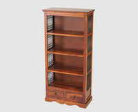 Sweden Sheesham Wood Open Bookshelve - Bookshelf - Furniselan -   Maple-Finish
