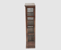 Sweden Sheesham Wood Open Bookshelve - Bookshelf - Furniselan - Grey-Finish