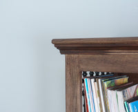 Sweden Sheesham Wood Open Bookshelve - Bookshelf - Furniselan - Grey-Finish