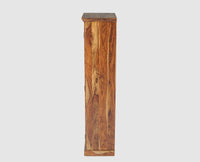 Sweden Sheesham Wood Single Door Book Case - Furniselan - Teak-Finish