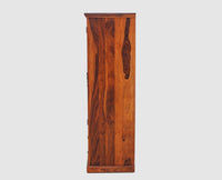 Sweden Sheesham Wood Single Doors Wardrobe - Furniselan - Maple-Finish