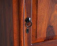 Sweden Sheesham Wood Single Doors Wardrobe - Furniselan - Maple-Finish