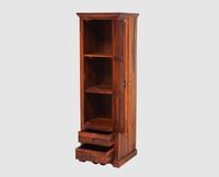 Sweden Sheesham Wood Single Doors Wardrobe - Furniselan - Maple-Finish