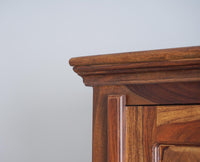 Sweden Sheesham Wood Single Doors Wardrobe - Furniselan - Teak-Finish