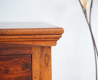 Sweden Sheesham Wood Study Laptop Table - Furniselan - Maple-Finish
