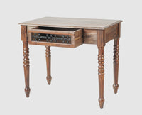 Sweden Sheesham Wood Study Laptop Table - Furniselan - Grey-Finish