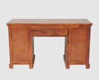 Sweden Sheesham Wood Study Laptop Table - Furniselan - Maple-Finish