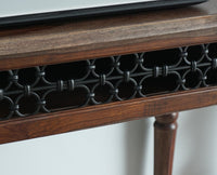 Sweden Sheesham Wood Study Laptop Table - Furniselan - Grey-Finish
