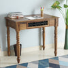 Sweden Sheesham Wood Study Laptop Table - Furniselan - Teak-Finish