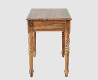 Sweden Sheesham Wood Study Laptop Table - Furniselan - Teak-Finish