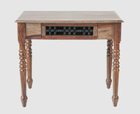 Sweden Sheesham Wood Study Laptop Table - Furniselan - Grey-Finish