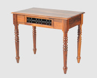 Sweden Sheesham Wood Study Laptop Table - Furniselan - Maple-Finish