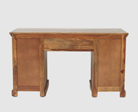 Sweden Sheesham Wood Study Laptop Table - Furniselan - Teak-Finish