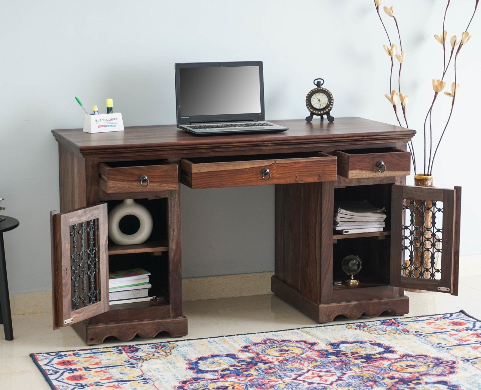 Sweden Sheesham Wood Study Laptop Table
