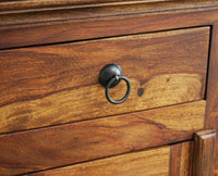 Sweden Sheesham Wood Study Laptop Table - Furniselan - Teak-Finish