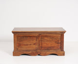 Sweden Sheesham Wood Trunk Box - Furniselan - Teak-Finish